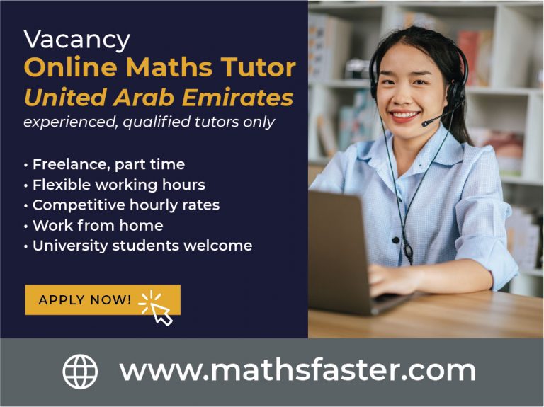 maths tutor jobs uae